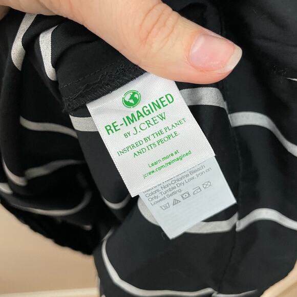 J. Crew Black and White Striped Dress - Picture 10 of 13